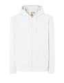 Hooded Sweater JHK Unisex Full Zip Fuji Wit